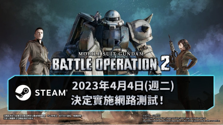 机动战士高达 激战任务2Steam网络测试